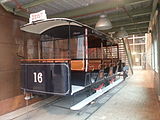 Paardentramrijtuig uit 1891 van de tramlijn Utrecht - Zeist