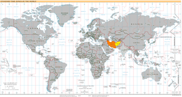 Localizzazione del fuso UTC+4:30