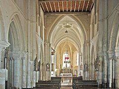 L'intérieur de l'église.