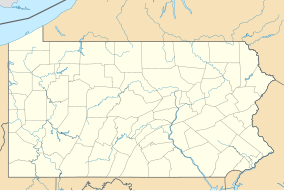 Map showing the location of Pennsylvania State Game Lands Number 38