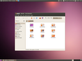 Okno Nautila v Ubuntu 10.04