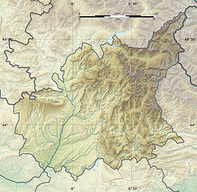 voir sur la carte des Alpes-de-Haute-Provence