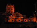 La cattedrale in notturna