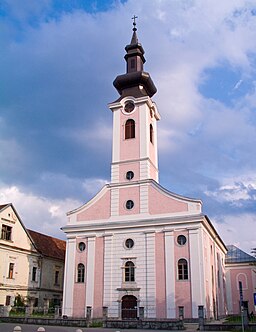 Heliga Treenighetens kyrka i Otočac år 2008.