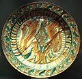 Piatto sancai («tre colori») fatta in Italia del nord, verso la metà del XV secolo, Museo del Louvre