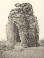 Temple de Bhitargaon[6], briques, v. 550. Uttar Pradesh. Dynastie Gupta.