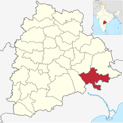 Location in Telangana