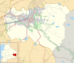 Hapton is located in the Borough of Burnley