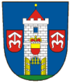 Wappen mit Herb von Mährisch Kromau