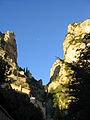 Moustiers-Sainte-Marie, Gorge with the Star, Provence, South France