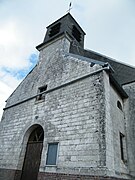 Façade de l'église.