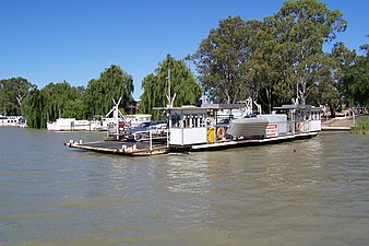 The Mannum Ferry.