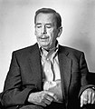 Image 22Václav Havel, playwright, dissident and president from 1989 to 2003 (from History of the Czech lands)