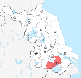 Wuxin alue Jiangsussa.