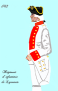 régiment de Lyonnais de 1762 à 1776