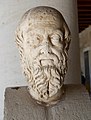 Image 17Bust of Herodotus in Stoa of Attalus, one of the earliest nameable historians whose work survives. (from History of Greece)