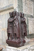 Los Tetrarcas, siglo IV.Basílica de San Marcos.