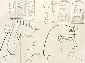 Мутемуйя и её сын Аменхотеп III