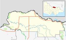 Yarrawonga is located in Shire of Moira