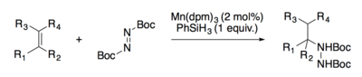 Carreira's manganese-catalyzed hydrohydrazination reaction