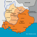 Division de la Provence en 1184
