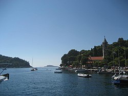 Cavtat'tan bir görünüm