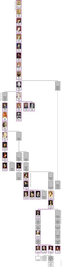 Fransa krallarının Kapetinqdən Burbona qədər geneolojik ağacı (987-1848)