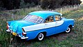 1961 Holden Special (FB) sedan (model 225), Twilight Turquoise with Grecian White flash.