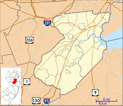 Dunellen is located in Middlesex County, New Jersey