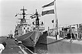 HDMS Herluf Trolle alongside NRP Almirante Magalhães Correia at Den Helder on 24 August 1973.