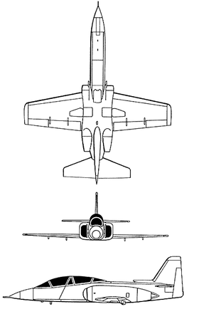 vue en plan de l’avion