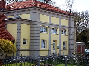 Erhaltener Pavillon, heute Wohnhaus