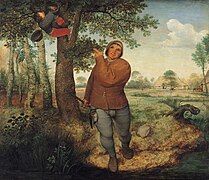 Přísloví o ptačím hnízdě (Sedlák a zloděj ptáků) (1568)