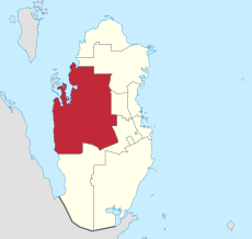 موقعیت شهرداری شحانیه بر روی نقشه قطر