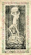 Ex-libris de Frédéric Raisin, bibliophile genevois.