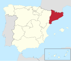 Catalogna - Localizzazione