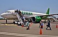 Airbus A320neo beregistrasi PK-GTA milik Citilink berada di Dili pada tahun 2018.