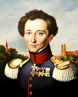 Carl von Clausewitz, en una obra de Karl Wilhelm Wach