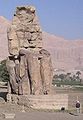 Tugu Memnon. Mewakili Amenhotep III, patung ini terletak di luar Luxor.