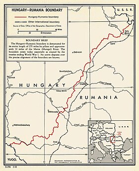 Fin 1918, Emmanuel de Martonne veille à inclure en Roumanie la voie ferrée stratégique reliant la Tchécoslovaquie au Royaume des Serbes, Croates et Slovènes : les trois pays formeront dans l'entre-deux-guerres la « Petite Entente » alliée à la France[1].