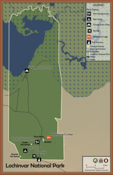 Lochinvar National Park Map