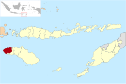 Reggenza di Sumba Sudoccidentale – Mappa