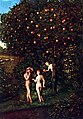 Image 16"The Fall of Man" by Lucas Cranach the Elder and the Tree of Knowledge is on the right (from List of mythological objects)