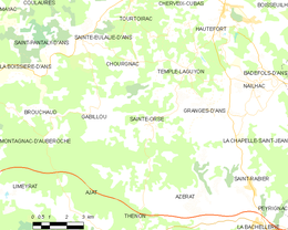 Sainte-Orse – Mappa