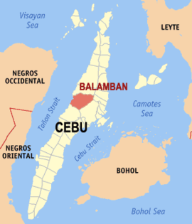 Balamban na Cebu Coordenadas : 10°28'N, 123°47'E