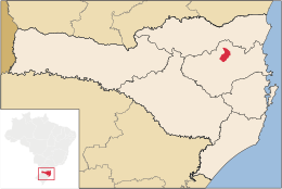 Benedito Novo – Mappa