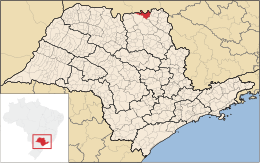 Miguelópolis – Mappa