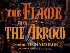 Description de l'image The Flame and the Arrow by Jacques Tourneur 1950.png.