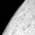 A cloud over the limb of Triton