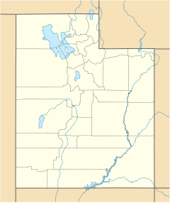 Ричфилд на карти Utah